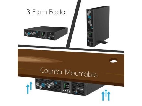 PowerWalker Zasilacz awaryjny UPS Line-interactive 1000VA 8xIEC C13 USB-B EPO LCD 2U PowerWalker Zasilacz awaryjny UPS Line-interactive 1000VA 8xIEC C13 USB-B EPO LCD 2U