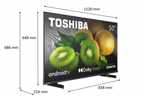 Toshiba Telewizor LED 50 cali 50UA5D63DG