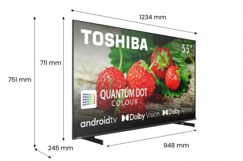 Toshiba Telewizor QLED 55 cali 55QA5D63DG