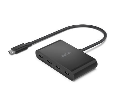 Belkin Stacja dokująca USB-C do 4xUSB-C czarny Belkin Stacja dokująca USB-C do 4xUSB-C czarny
