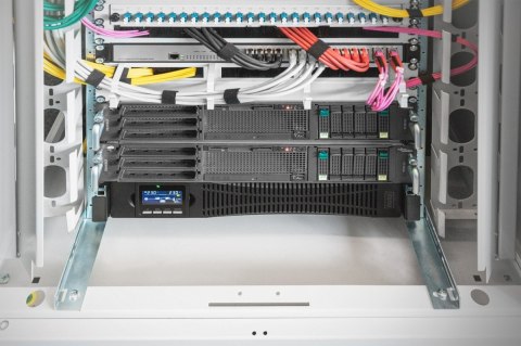 Digitus Zasilacz awaryjny UPS Online Rack 19" LCD, 2000VA/2000W, 4x12V/9Ah, 8xC13, USB, RS232, RJ45 Digitus Zasilacz awaryjny UPS Online Rack 19" LCD, 2000VA/2000W, 4x12V/9Ah, 8xC13, USB, RS232, RJ45