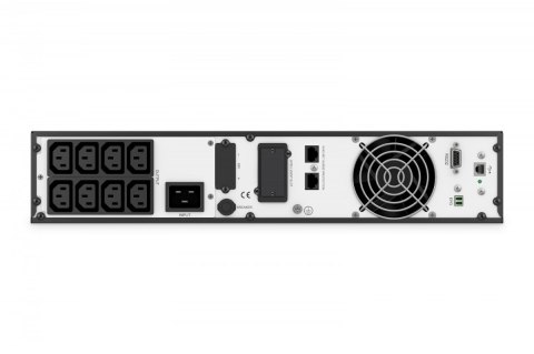 Digitus Zasilacz awaryjny UPS Online Rack 19" LCD, 2000VA/2000W, 4x12V/9Ah, 8xC13, USB, RS232, RJ45 Digitus Zasilacz awaryjny UPS Online Rack 19" LCD, 2000VA/2000W, 4x12V/9Ah, 8xC13, USB, RS232, RJ45