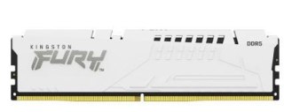 Kingston Pamięć DDR5 Fury Beast 128GB(4*32GB)/5200 CL40 biała