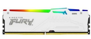 Kingston Pamięć DDR5 Fury Beast RGB 64GB(4*16GB)/5600 CL40 biała