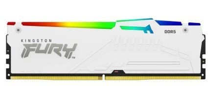 Kingston Pamięć DDR5 Fury Beast RGB 64GB(4*16GB)/5600 CL40 biała Kingston Pamięć DDR5 Fury Beast RGB 64GB(4*16GB)/5600 CL40 biała