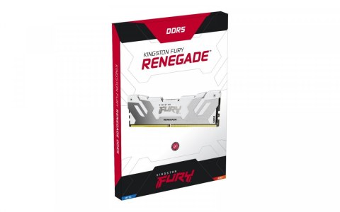 Kingston Pamięć DDR5 Fury Renegade 32GB(2*16GB)/6400 CL32 biała