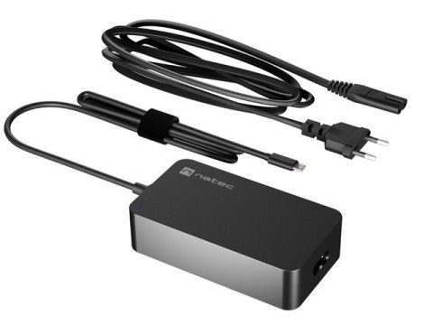 Natec Zasilacz Laptop Grayling USB-C 45W do laptopów, tabletów, telefonów Natec Zasilacz Laptop Grayling USB-C 45W do laptopów, tabletów, telefonów