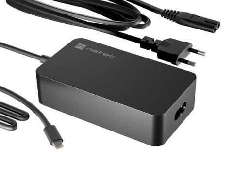 Natec Zasilacz Laptop Grayling USB-C 45W do laptopów, tabletów, telefonów Natec Zasilacz Laptop Grayling USB-C 45W do laptopów, tabletów, telefonów