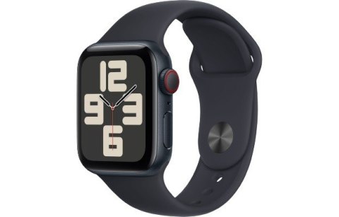Apple Watch SE GPS + Cellular, 40mm Koperta z aluminium w kolorze północy z paskiem sportowym w kolorze północy - M/L Apple Watch SE GPS + Cellular, 40mm Koperta z aluminium w kolorze północy z paskiem sportowym w kolorze północy - M/L