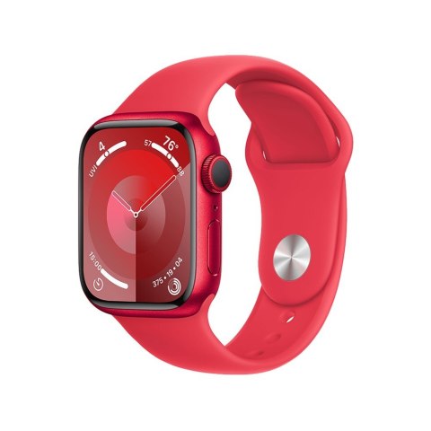 Apple Watch Serie 9 GPS, 45mm Koperta z aluminium z edycji (PRODUCT)RED z paskiem sportowy z edycji (PRODUCT)RED - M/L Apple Watch Serie 9 GPS, 45mm Koperta z aluminium z edycji (PRODUCT)RED z paskiem sportowy z edycji (PRODUCT)RED - M/L