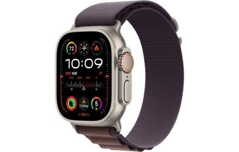 Apple Watch Ultra 2 GPS + Cellular, 49mm Koperta z tytanu z opaską Alpine w kolorze indygo - L Apple Watch Ultra 2 GPS + Cellular, 49mm Koperta z tytanu z opaską Alpine w kolorze indygo - L