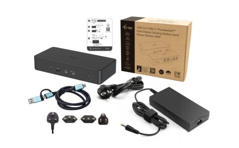 I-tec Stacja dokująca USB 3.0 / USB-C / Thunderbolt 3 Professional Dual 4K Display Docking Station Generation 2 + Power Delivery 100W I-tec Stacja dokująca USB 3.0 / USB-C / Thunderbolt 3 Professional Dual 4K Display Docking Station Generation 2 + Power Delivery 100W