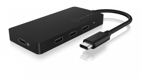 IcyBox Hub IB-HUB1429-CPD 4x TYPE-C HUB USB, 3x TYPE-C, 1x TYPE-C PD do 100 Watt IcyBox Hub IB-HUB1429-CPD 4x TYPE-C HUB USB, 3x TYPE-C, 1x TYPE-C PD do 100 Watt