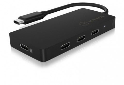 IcyBox Hub IB-HUB1429-CPD 4x TYPE-C HUB USB, 3x TYPE-C, 1x TYPE-C PD do 100 Watt IcyBox Hub IB-HUB1429-CPD 4x TYPE-C HUB USB, 3x TYPE-C, 1x TYPE-C PD do 100 Watt