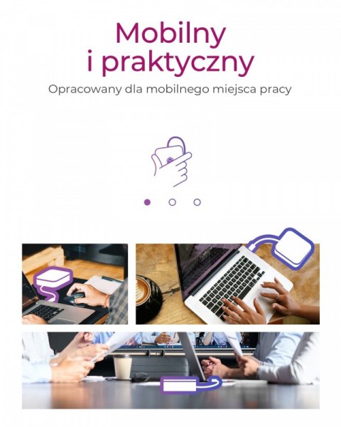 IcyBox Stacja dokująca IB-DK408-C41 7w1,HDMI, DP,USB,LAN