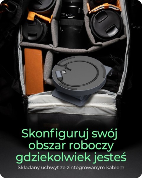 IcyBox Uchwyt na tableta/smartfona z wbudowaną stacją dokujacą IB-TH100-DK