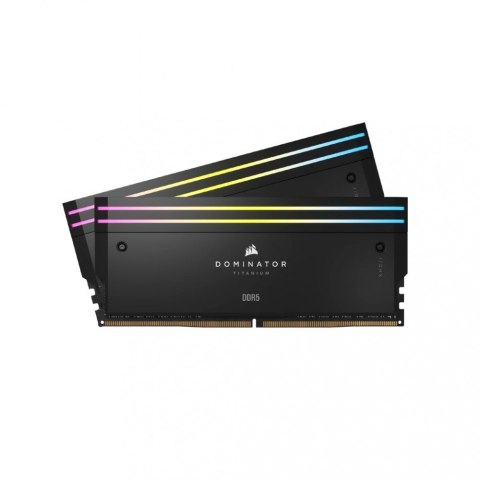 Corsair Pamięć DDR5 Dominator Titanium RGB 64GB/6600(2*32GB) CL32 Intel XMP Corsair Pamięć DDR5 Dominator Titanium RGB 64GB/6600(2*32GB) CL32 Intel XMP