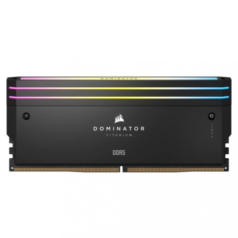 Corsair Pamięć DDR5 Dominator Titanium RGB 96GB/6600(2*48GB) CL32 Intel XMP Corsair Pamięć DDR5 Dominator Titanium RGB 96GB/6600(2*48GB) CL32 Intel XMP