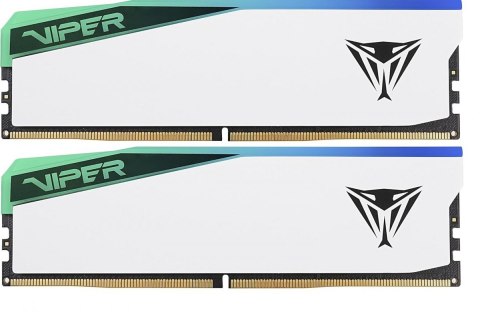 Patriot Pamięć DDR5 Viper Elite 5 RGB 32GB/7000(2x16) CL38 biała Patriot Pamięć DDR5 Viper Elite 5 RGB 32GB/7000(2x16) CL38 biała