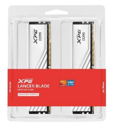 Adata Pamięć XPG Lancer Blade DDR5 6400 32GB (2x16) CL32 RGB biała Adata Pamięć XPG Lancer Blade DDR5 6400 32GB (2x16) CL32 RGB biała