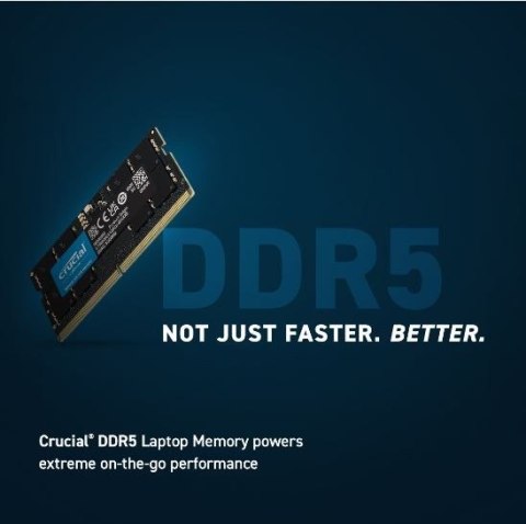 Crucial Pamięć do notebooka DDR5 SODIMM 32GB(2*16) /5600 CL46 (16Gbit) Crucial Pamięć do notebooka DDR5 SODIMM 32GB(2*16) /5600 CL46 (16Gbit)