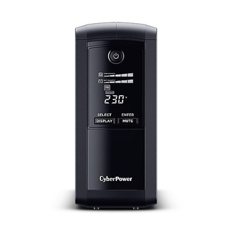 CyberPower Zasilacz awaryjny UPS VP1000EILCD 1000VA/550W AVR/LCD/6xC13/RJ11/RJ45 CyberPower Zasilacz awaryjny UPS VP1000EILCD 1000VA/550W AVR/LCD/6xC13/RJ11/RJ45