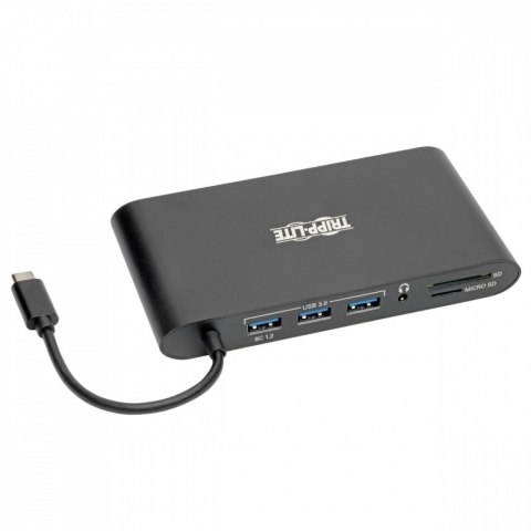 Eaton Stacja dokująca USB-C, podwójny wyświetlacz 4K HDMI/mDP, VGA, USB 3.2 Gen 1, koncentrator USB-A/C, GbE, karta pamięci, ładowanie Eaton Stacja dokująca USB-C, podwójny wyświetlacz 4K HDMI/mDP, VGA, USB 3.2 Gen 1, koncentrator USB-A/C, GbE, karta pamięci, ładowanie