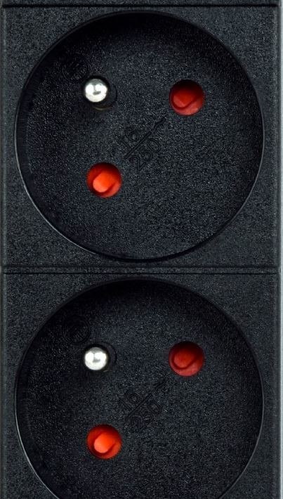 Gembird Listwa zasilająca rack PDU 9xFR 1U 16A FR 2m Gembird Listwa zasilająca rack PDU 9xFR 1U 16A FR 2m