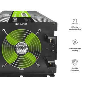 Green Cell Przetwornica LCD 48V 5000W/10000W Czysty sinus z wywietlaczem