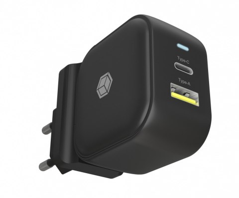 IcyBox Ładowarka IB-PS106-PD 38 Watt 1 x Type-C + 1 x Type-A IcyBox Ładowarka IB-PS106-PD 38 Watt 1 x Type-C + 1 x Type-A