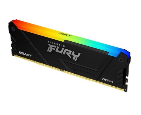 Kingston Pamięć DDR4 Fury Beast RGB 16GB(1*16GB)/3200 CL16 Kingston Pamięć DDR4 Fury Beast RGB 16GB(1*16GB)/3200 CL16