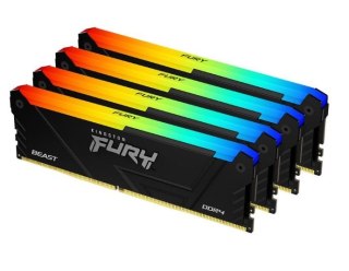 Kingston Pamięć DDR4 Fury Beast RGB 32GB(4* 8GB)/3600 CL17