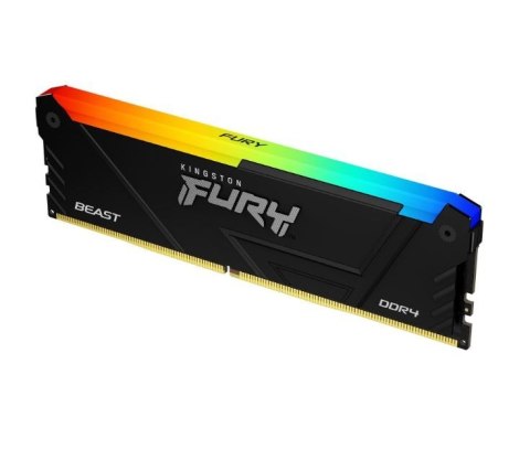 Kingston Pamięć DDR4 Fury Beast RGB 8GB(1* 8GB)/3600 CL17 Kingston Pamięć DDR4 Fury Beast RGB 8GB(1* 8GB)/3600 CL17