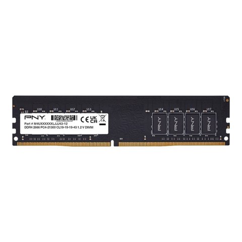PNY Pamięć 8GB DDR4 2666MHz 21300 MD8GSD42666-SI BULK PNY Pamięć 8GB DDR4 2666MHz 21300 MD8GSD42666-SI BULK