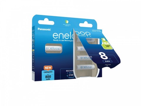 Panasonic Eneloop AAA akumulator 800 mAh 8 szt Panasonic Eneloop AAA akumulator 800 mAh 8 szt