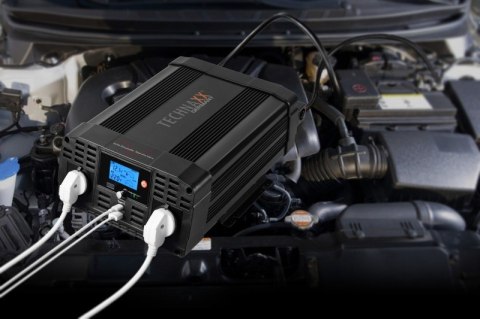 Technaxx Deutschland GmbH & Co. KG Falownik 2000W DC 12V/AC 230V TE22