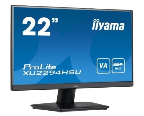 IIYAMA Monitor 21.5 cala XU2294HSU-B2 VA,FHD,HDMI,DP,USB3.0,2x2W,VESA IIYAMA Monitor 21.5 cala XU2294HSU-B2 VA,FHD,HDMI,DP,USB3.0,2x2W,VESA