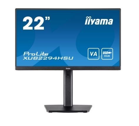 IIYAMA Monitor 21.5 cala XUB2294HSU-B2 VA,FHD,HDMI,DP,USB3.0,VESA,2x2W IIYAMA Monitor 21.5 cala XUB2294HSU-B2 VA,FHD,HDMI,DP,USB3.0,VESA,2x2W