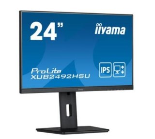 IIYAMA Monitor 23.8 cala XUB2492HSU-B5 IPS,HDMI,DP,VGA,SLIM,USB,HAS(150mm)