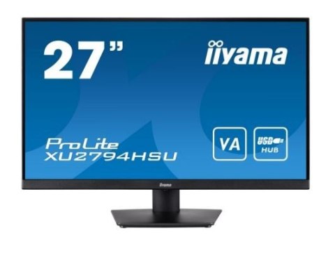 IIYAMA Monitor 27 cali XU2794HSU-B1 VA,FHD,HDMI,DP,USB3.0 IIYAMA Monitor 27 cali XU2794HSU-B1 VA,FHD,HDMI,DP,USB3.0