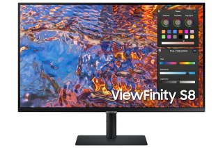 Samsung Monitor 32 cale ViewFinity S80PX IPS 3840x2160 UHD 16:9 1xHDMI 1xDP 1xUSB-C (90W) 3xUSB 3.0 LAN 5ms PinP/PbyP 60Hz HAS+PIV płask