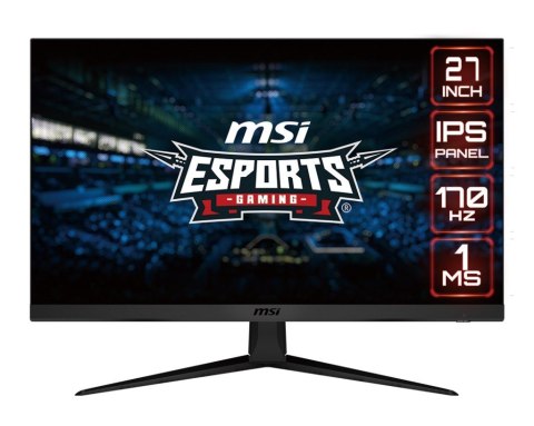 MSI Monitor gamingowy 27 cali G2712 IPS FLAT/LED/FHD/170Hz MSI Monitor gamingowy 27 cali G2712 IPS FLAT/LED/FHD/170Hz