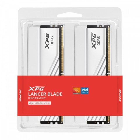 Adata Pamięć XPG Lancer Blade DDR5 6000 64GB (2x32) CL30 biała Adata Pamięć XPG Lancer Blade DDR5 6000 64GB (2x32) CL30 biała