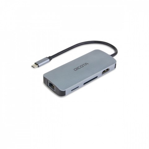 DICOTA Hub USB-C 8 w 1 Multi Hub 4K PD 100W DICOTA Hub USB-C 8 w 1 Multi Hub 4K PD 100W