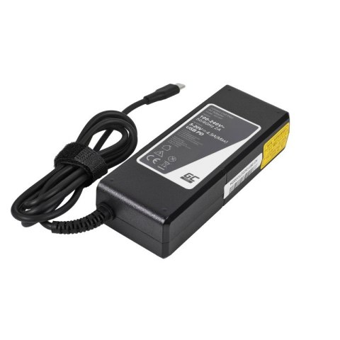 Green Cell Zasilacz USB-C 90W 5V-9V-12V-15V/3A, 20V/4.5A Power Delivery