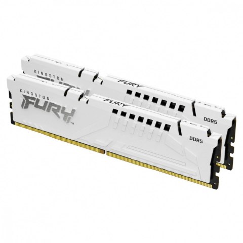 Kingston Pamięć DDR5 Fury Beast 64GB(2*32GB)/6000 CL30 EXPO biała Kingston Pamięć DDR5 Fury Beast 64GB(2*32GB)/6000 CL30 EXPO biała