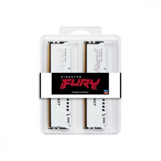 Kingston Pamięć DDR5 Fury Beast 64GB(2*32GB)/6000 CL30 EXPO biała