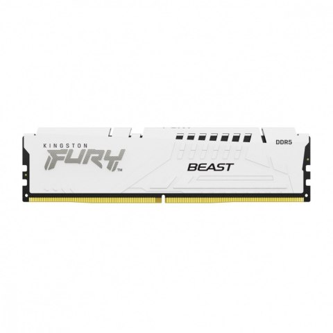 Kingston Pamięć DDR5 Fury Beast 64GB(2*32GB)/6000 CL30 EXPO biała Kingston Pamięć DDR5 Fury Beast 64GB(2*32GB)/6000 CL30 EXPO biała