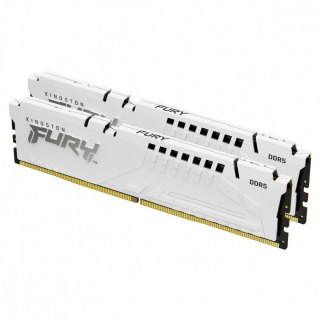 Kingston Pamięć DDR5 Fury Beast 64GB(2*32GB)/6000 CL30 XMP biała