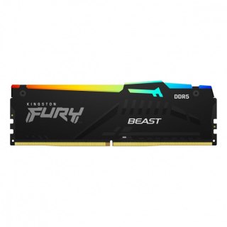 Kingston Pamięć DDR5 Fury Beast RGB 64GB(2*32GB)/6400 CL32 XMP czarna